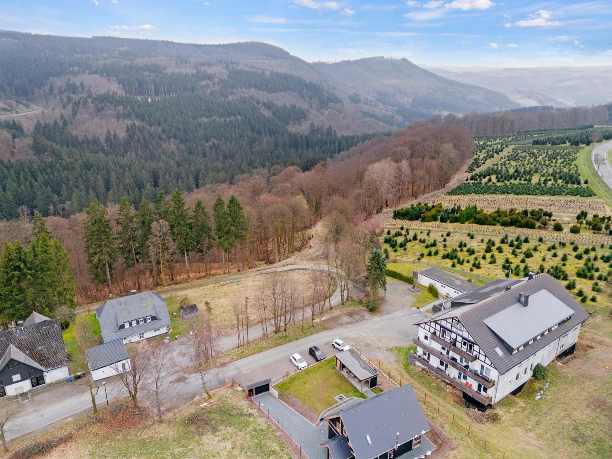 Greenhouse Living Apartment Fagus Mit Terrasse Und Feuerstelle - 6 Minuten Nach Winterberg - 4 Minuten Zur Ruhrquelle - Wandern - Mountainbike Fahren - Reisen Mit Hund & Natur Geniessen Медебах Экстерьер фото